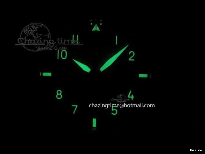 MIROTIME 0409 Pilot Chrono SS IW387809 ZF 1:1 Best Edition Silver Dial Blue Numbers On Blue Leather Strap A Lightweight 7263